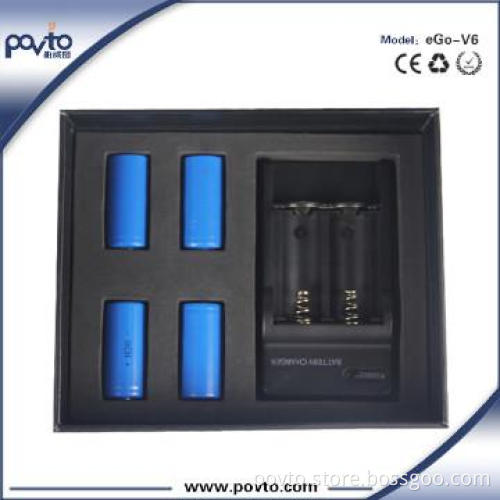 changable system electronic cigarette ego v6 with 1500mah battery